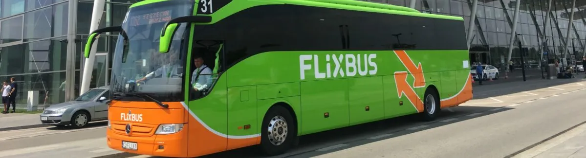 Flixbus na lotnisku Wrocław