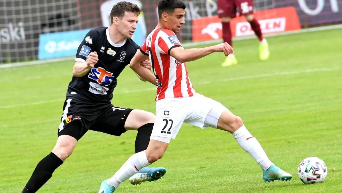 Piłkarze Ekstraklasy na boisku