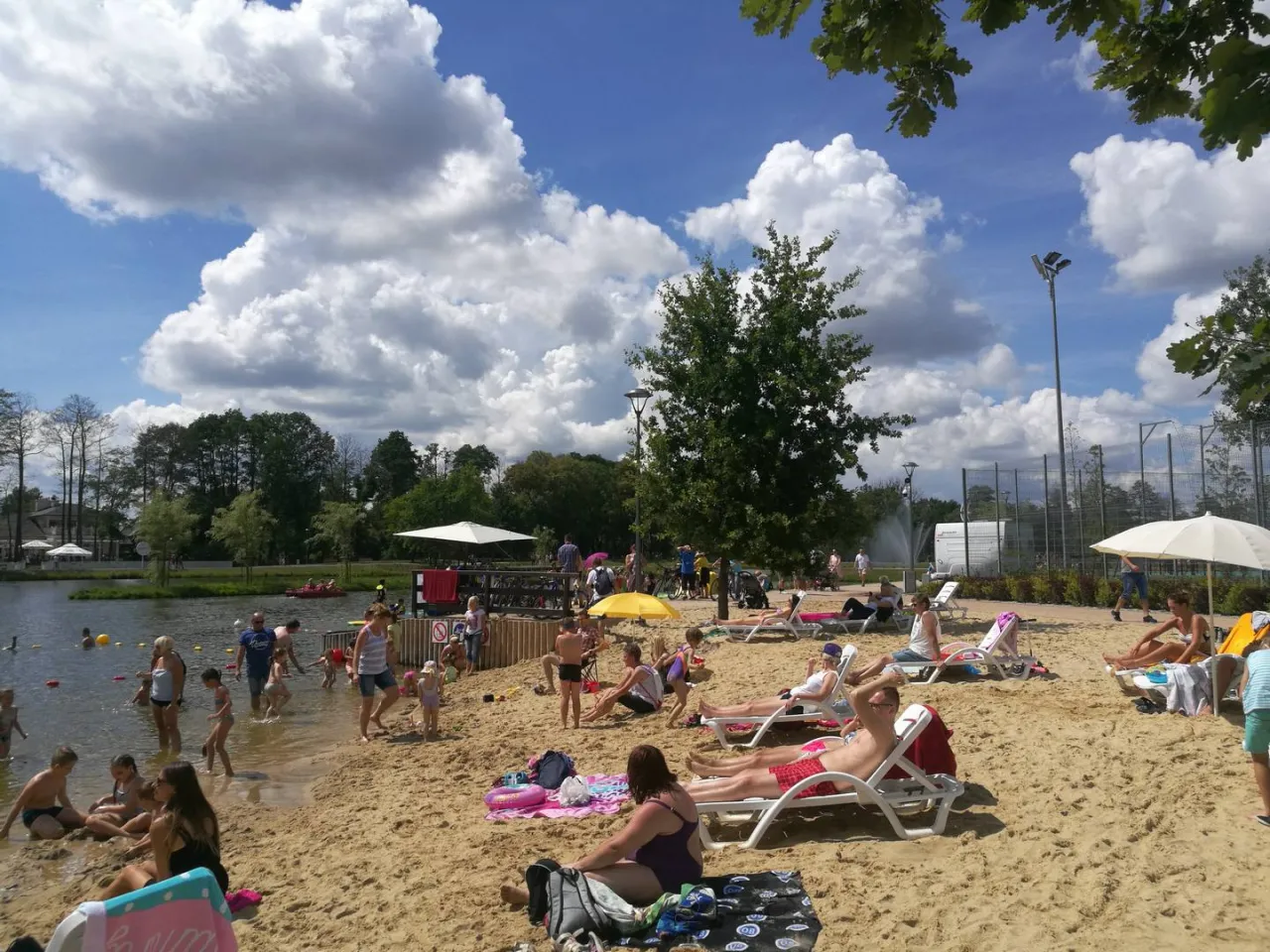 Grodzisk Mazowiecki Stawy Walczewskiego plaża