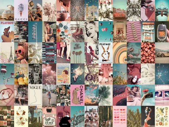 kolaż stylów aesthetic