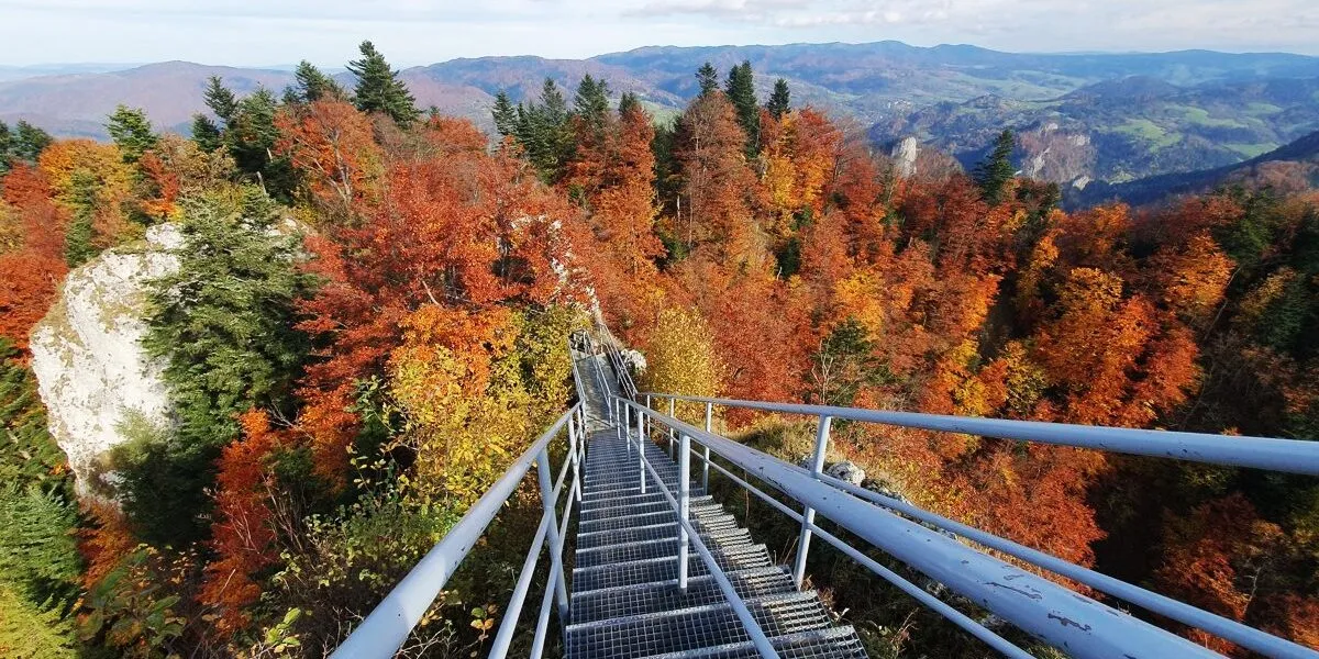 Krościenko nad Dunajcem widok na Trzy Korony