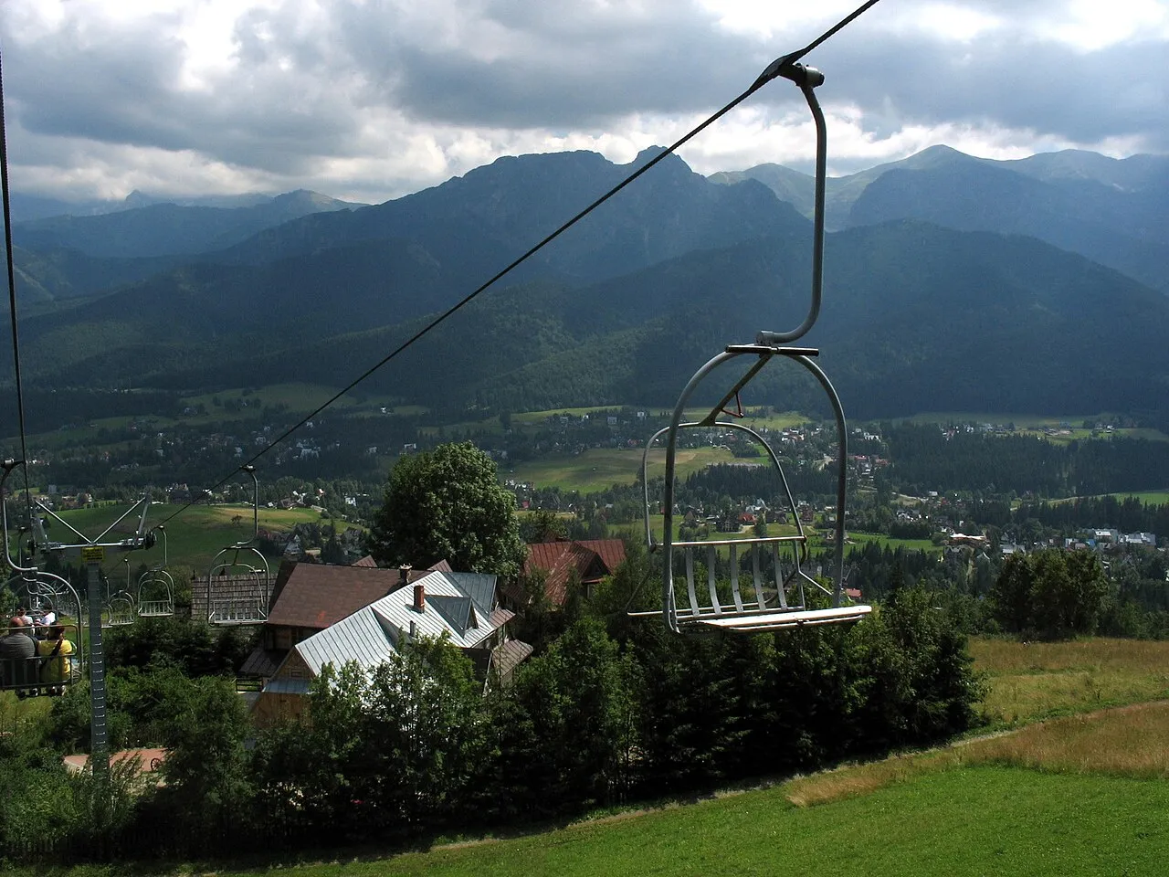 Kolej krzesełkowa Butorowy Wierch widok