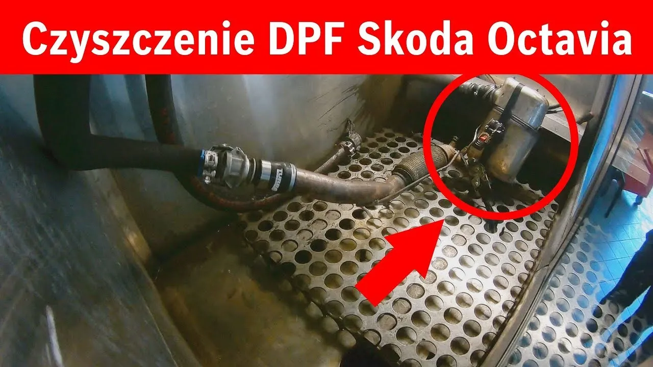 Skoda Octavia DPF lokalizacja