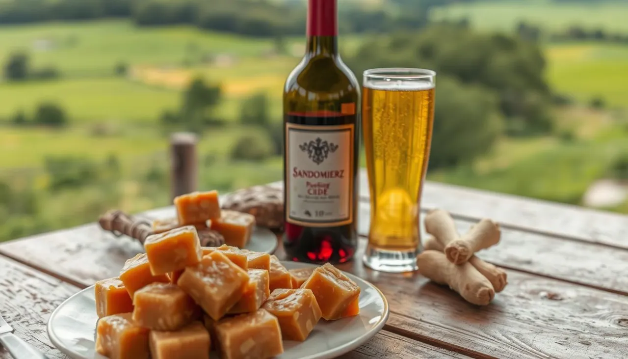 Sandomierskie wino jabłka lokalne produkty