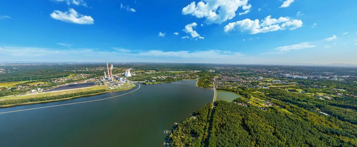 Zalew Rybnicki panorama