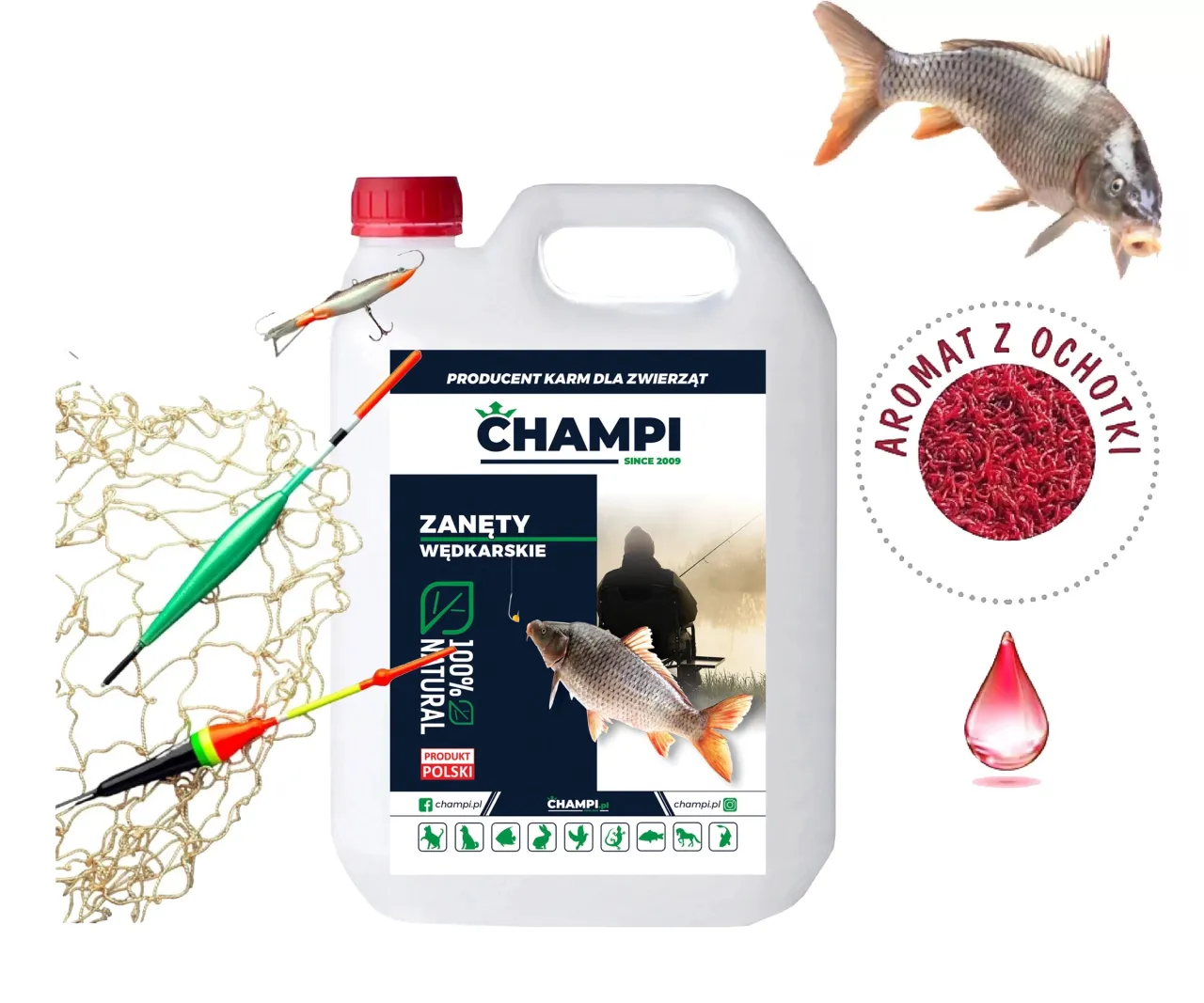 dodatki do zanęty wędkarskiej