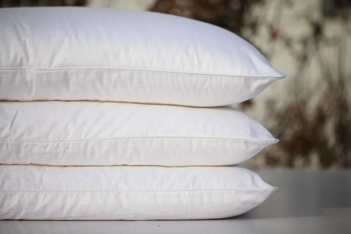 poduszka z wypełnieniem naturalnym