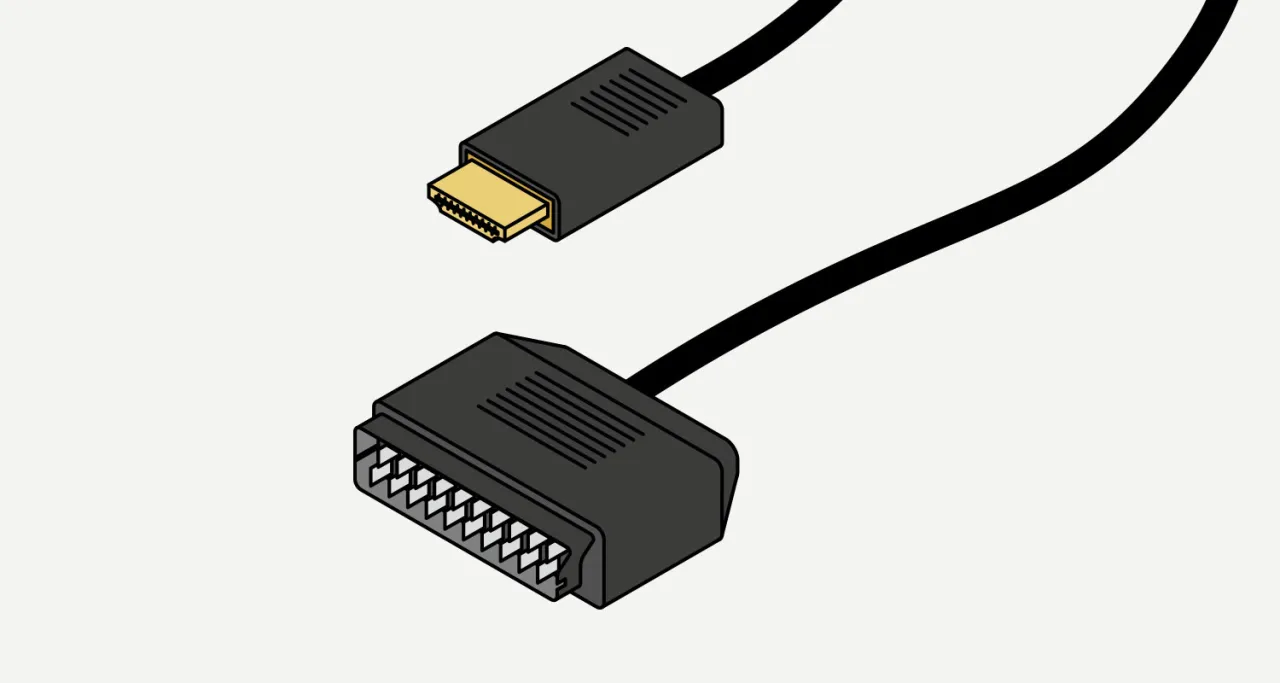 Konwerter HDMI Euro schemat działania