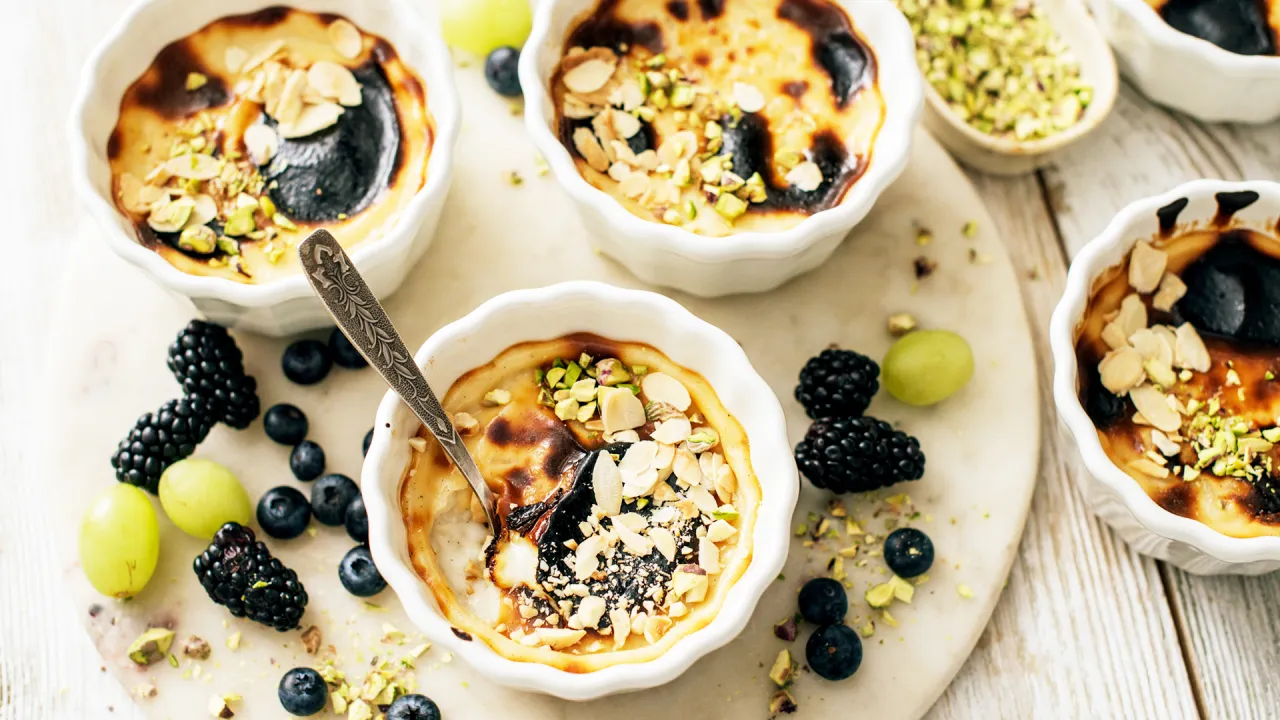 pudding ryżowy placki ryżowe