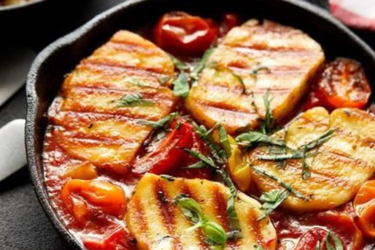 Dania z zamiennikami halloumi