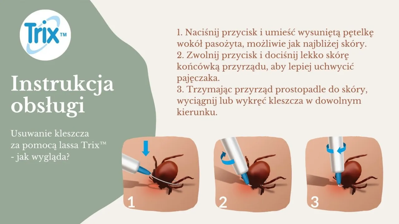 usuwanie kleszcza instrukcja