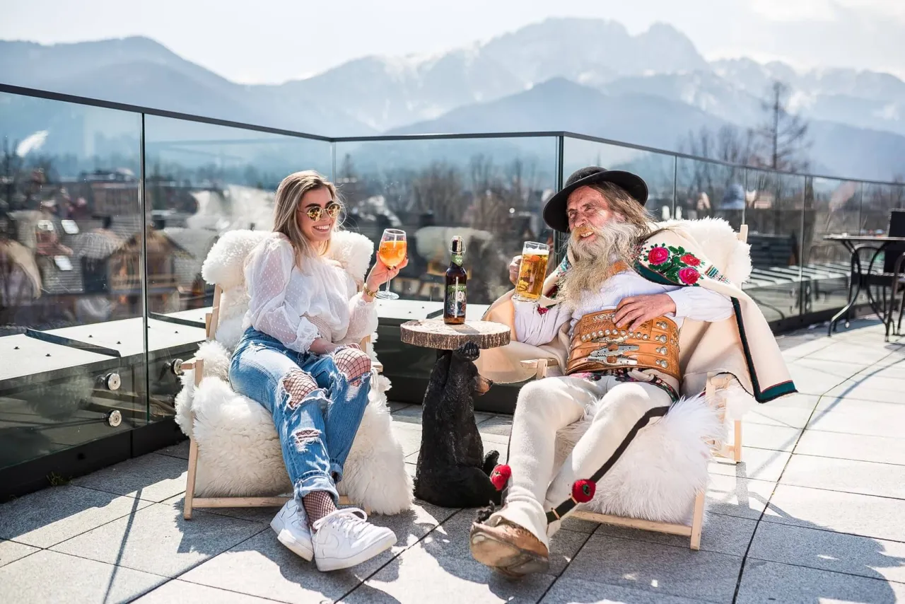 Restauracja Zakopane widok na Tatry