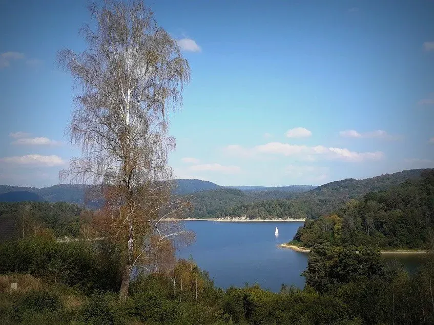 prywatne jezioro wędkarskie sielski widok