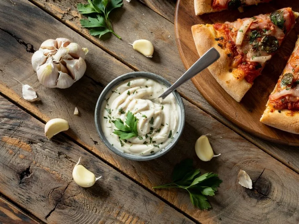 Wariacje sosu czosnkowego z ziołami