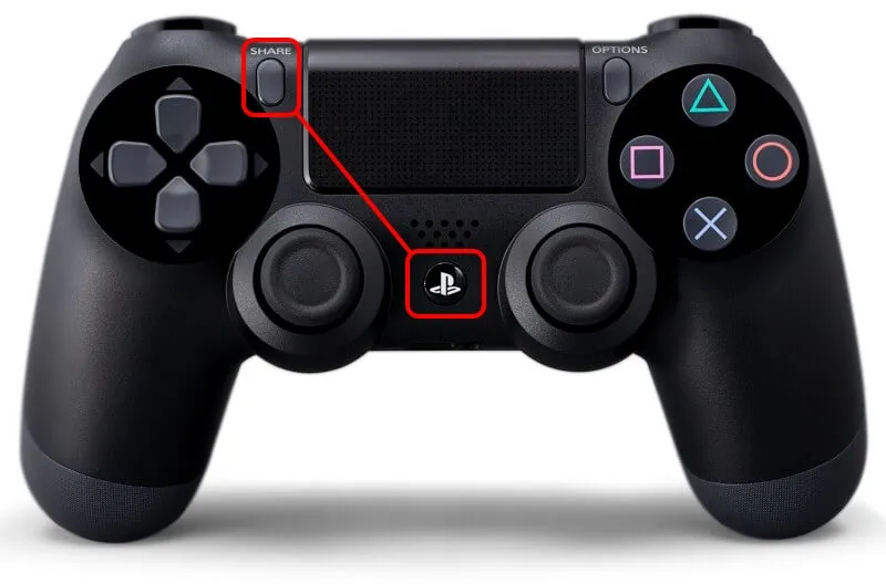 kontroler ps4 podłączony do pc kablem usb