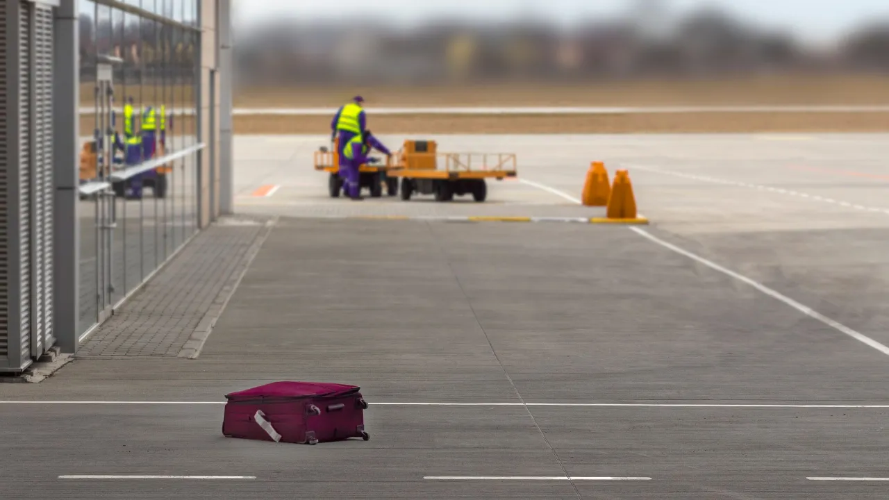 Verlorenes Gepäck am Flughafen