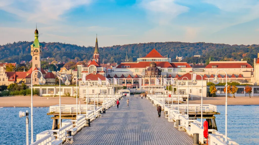 Sopockie Molo panorama