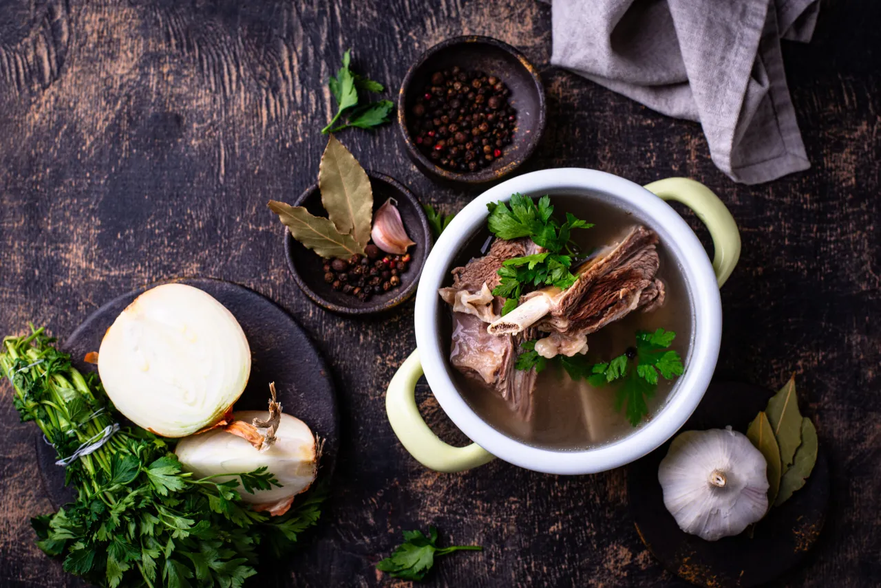 różne rodzaje kości do bulionu