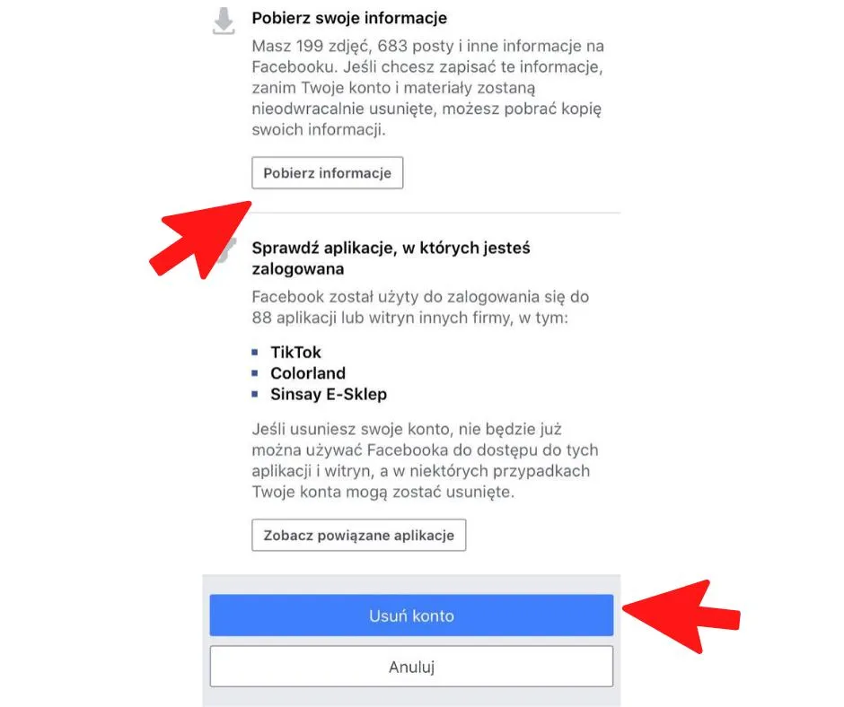 Zdjęcie Jak trwale usunąć konto Facebooka i uniknąć utraty danych – krok po kroku