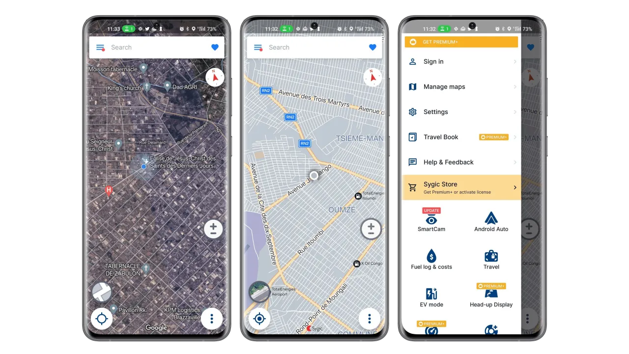 Auswahl beliebter Android Apps auf Smartphone