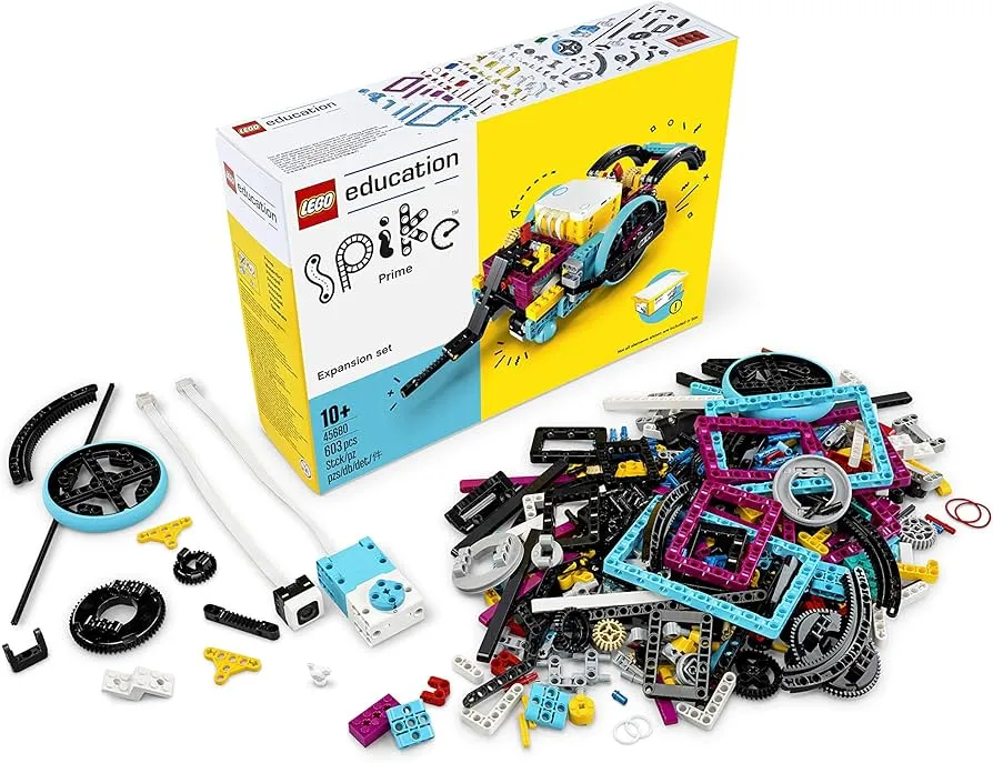 zestaw LEGO Mindstorms lub Spike Prime w akcji