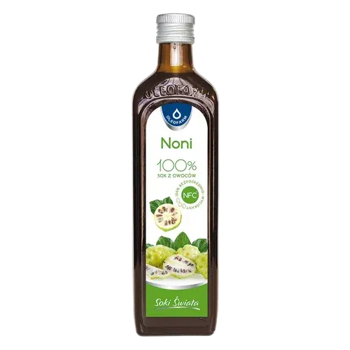 etykieta sok noni 100% NFC BIO