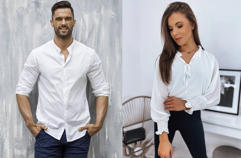 Pożółkła koszula przed praniem