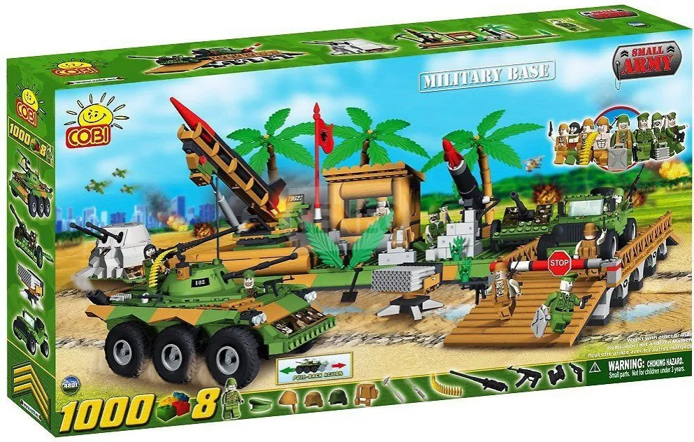 baza wojskowa klocki Cobi