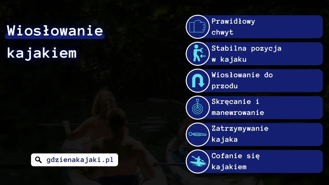 Prawidłowa technika wiosłowania kajakiem