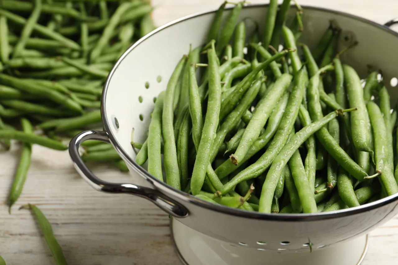 Haricots verts frais