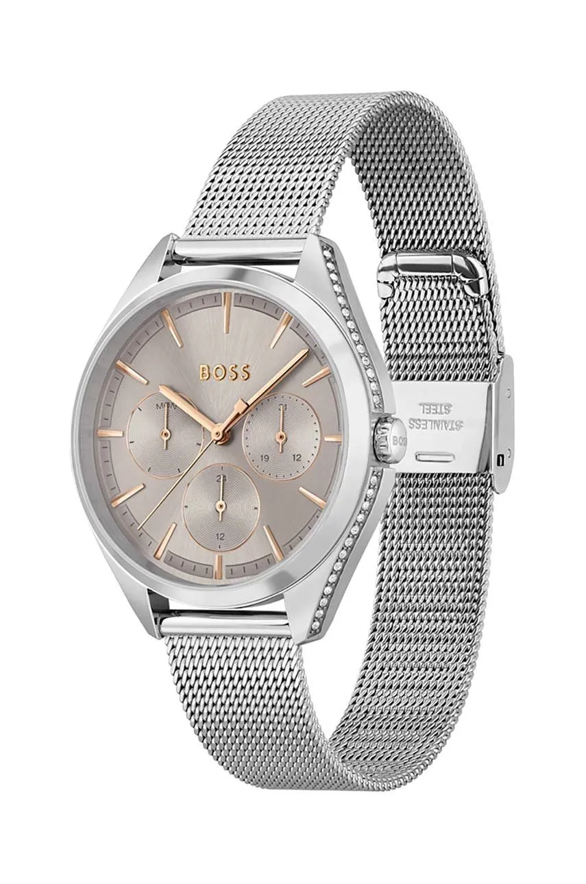 Zdjęcie Hugo Boss zegarek damski srebrny – elegancja i styl w każdym detalu