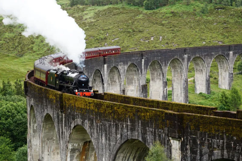 Wiadukt Glenfinnan Hogwarts Express