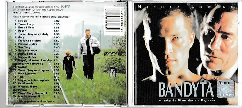 Okładka płyty Bandyta soundtrack Michał Lorenc