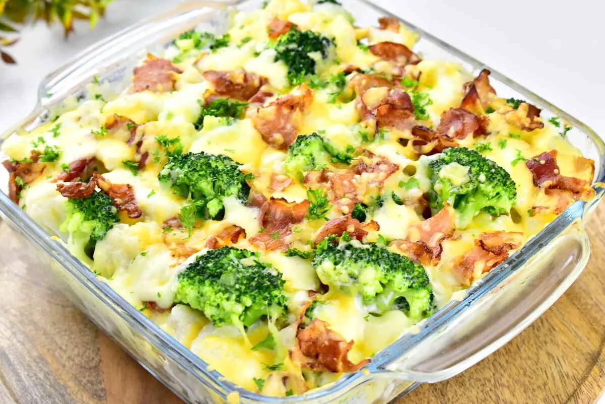 zapiekanka z kalafiora i jajek gotowa