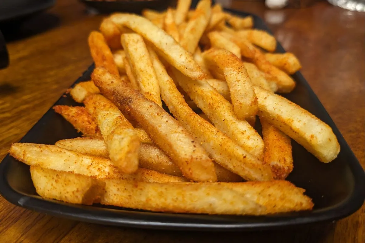 blacha frytki zbyt dużo