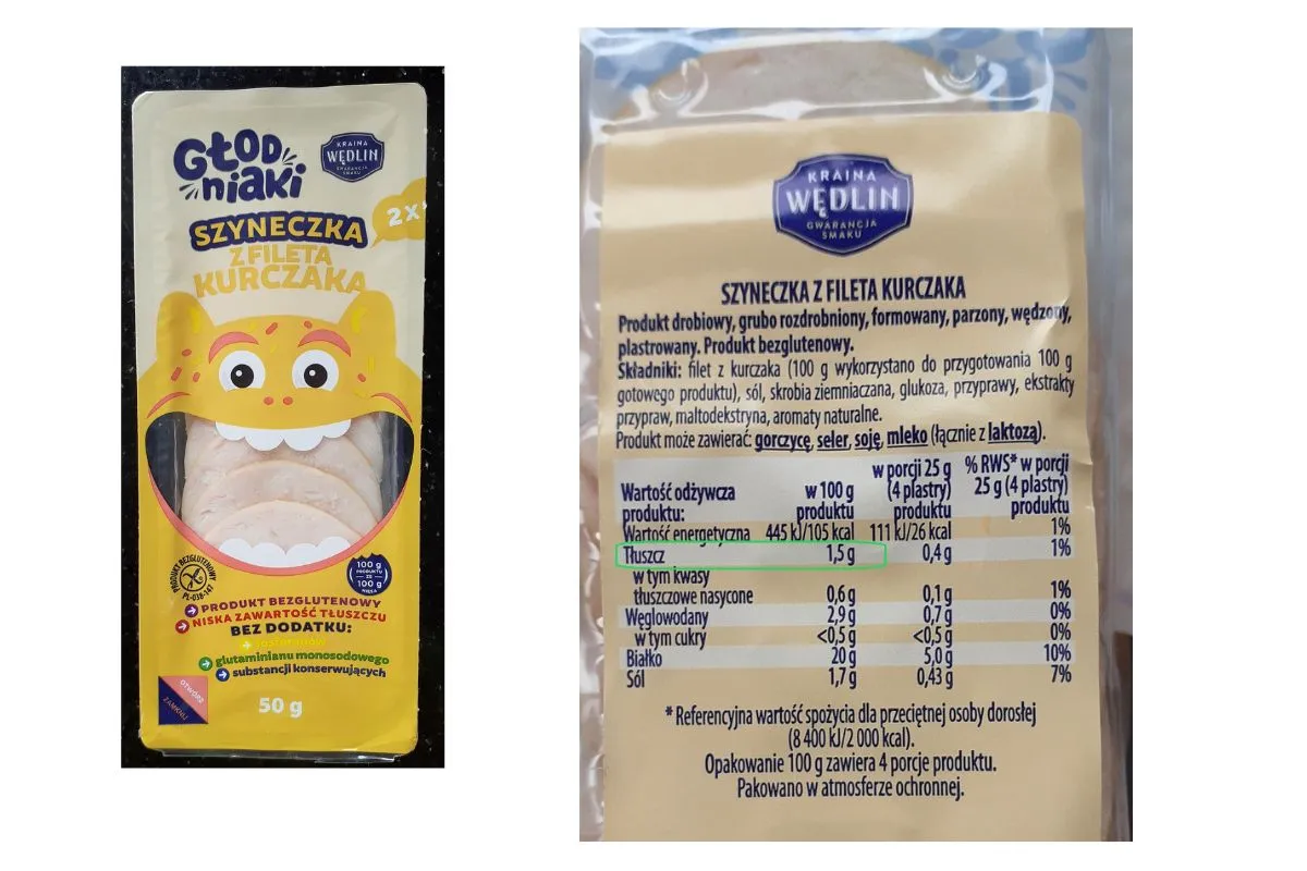 dziecko czyta etykietę produktu spożywczego