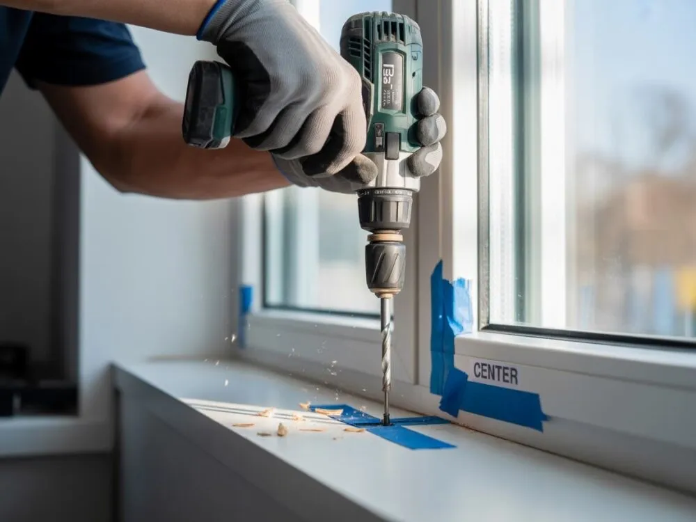 jak zaznaczyć głębokość wiercenia na wiertle taśma