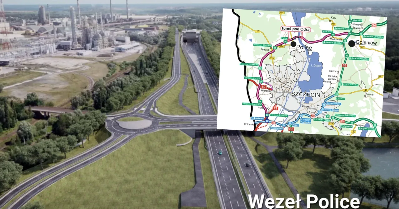 Wizualizacja tunelu pod Odrą S6