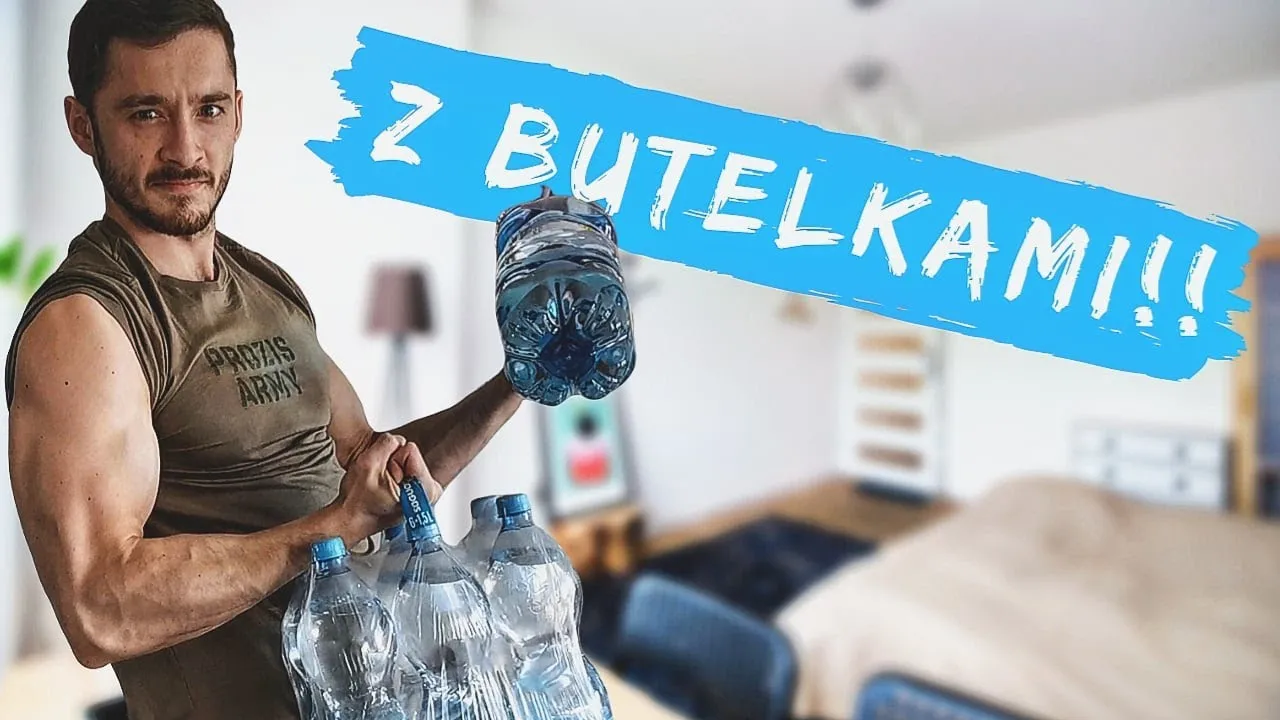 woda mineralna butelka trening