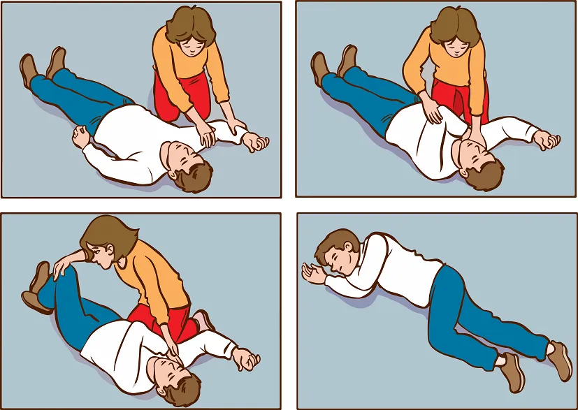 pozycja bezpieczna instrukcja krok po kroku