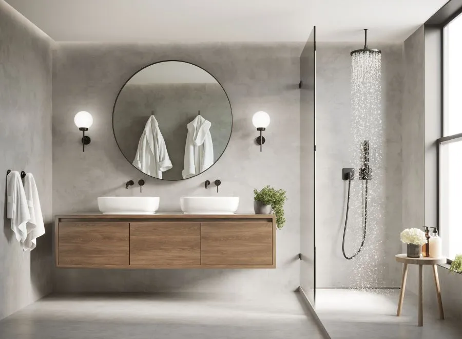 Oświetlenie lustra w łazience inspiracje