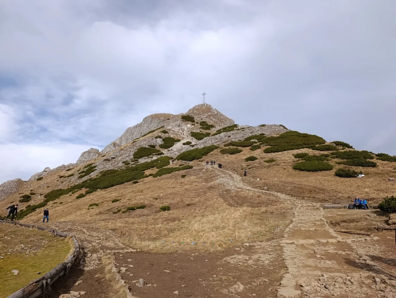 Giewont łańcuchy kopuła szczytowa