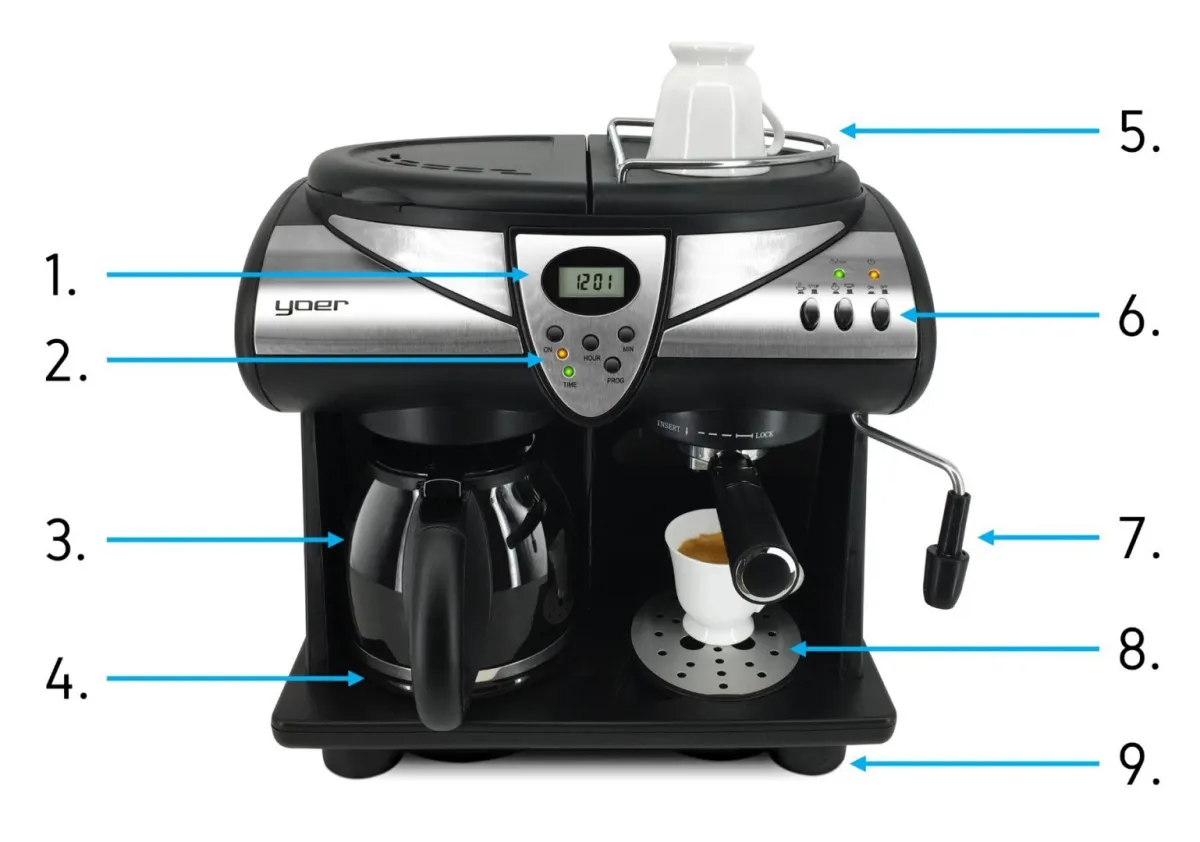 ekspres do kawy parzący doppio