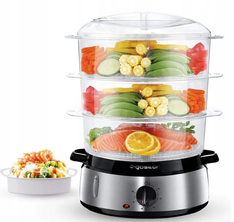 parowar pojemniki szklane stalowe plastikowe