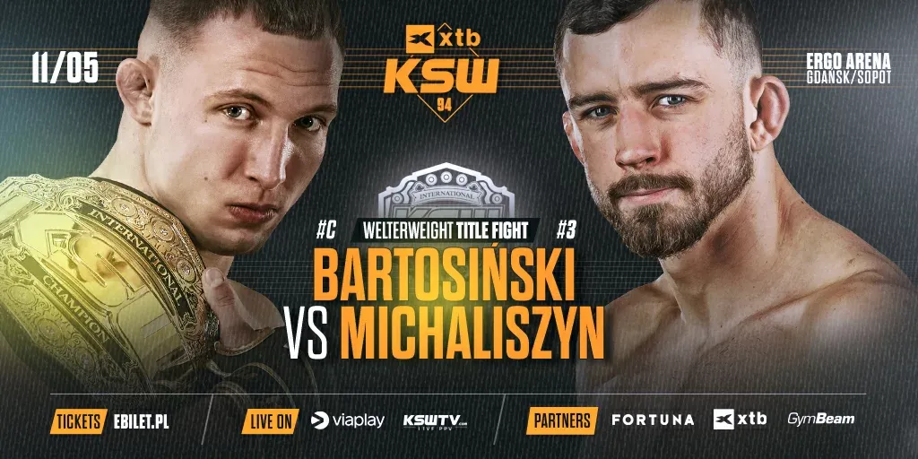 KSW 113 Adrian Bartosiński Igor Michaliszyn walka