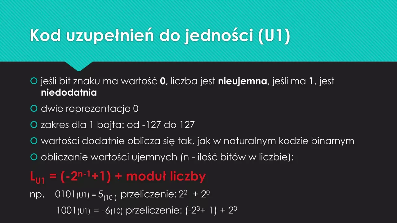 diagram kodu uzupełnień do dw&oacute;ch U2