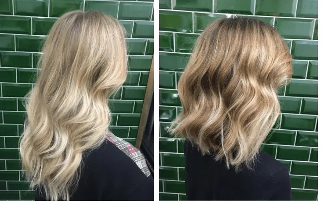 porównanie fal na włosach technika owijania vs technika łamana