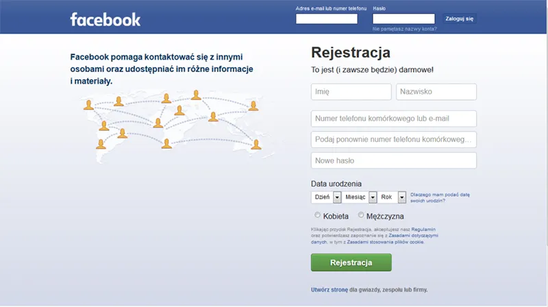 Jak założyć konto na Facebooku krok po kroku