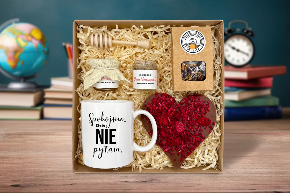 Eleganckie kosze prezentowe dla nauczyciela