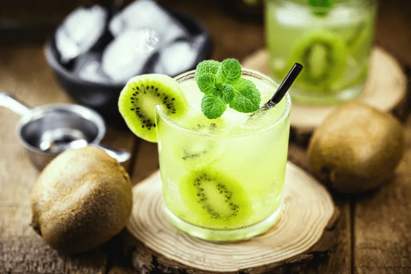 mocktaile z kiwi bezalkoholowe